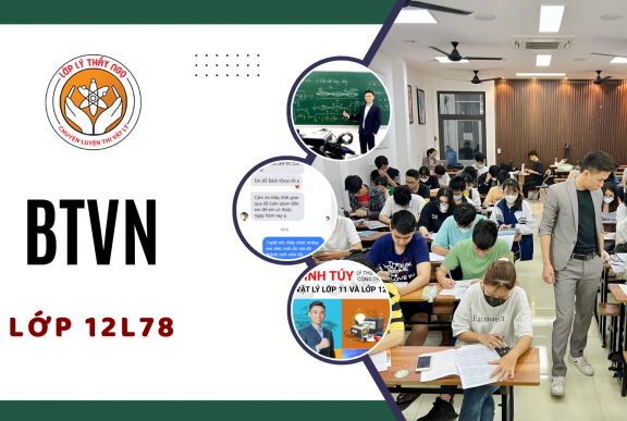 BTVN LỚP 12L78 NĂM HỌC 2024 - 2025